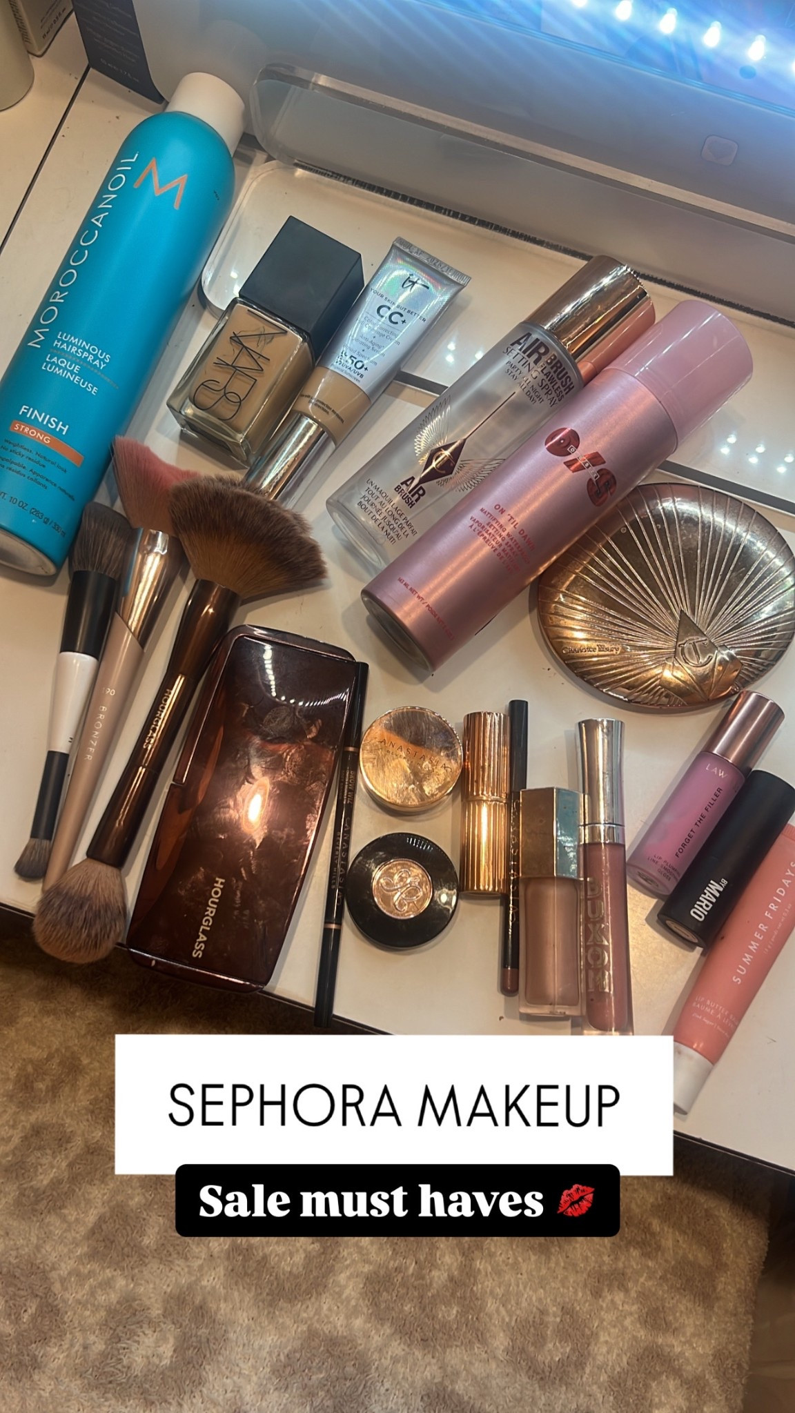 Sephora Savings Event 4/4-4/14! Use code: SAVEMORE at checkout. Sephora Sale, my Sephora picks, Sephora bestsellers, makeup routine @sephora #LaidbackLuxeLife

Rouge members save 20% 
VIP members save 15%
Insider members save 10%

Shades:
✨It Cosmetics foundation ‘Neutral Tan’
✨NARS foundation ‘Barcelona’
✨Huda Beauty concealer ‘Coconut Flakes'
✨CT bronzer ‘3 Tan’
✨Hourglass Bronzer palette ‘Volume lll’
✨ABH lip liner ‘Deep Taupe’
✨CT lipstick ‘KIM KW’
✨Makeup by Mario lipstick ‘Midtown’
✨Fenty lipgloss ‘$weetmouth’
✨Lawless plumping lipgloss ‘Daisy Pink’
✨Buxom plumping lipgloss ‘White Russian Sparkle’
✨Summer Fridays lip balm ‘Pink Sugar’
✨ABH brow wiz ‘Soft Brown’
✨ABH brow duo powder ‘Medium Brown'
✨Bobbi Brown cream shadow stick ‘Taupe’ (I use this as eyeliner for a softer look)
✨Fenty Beauty body sauce ‘Agave Spice'
✨Benefit Highlighter ‘Cookie'
✨Huda Beauty baking & setting powder ‘Cherry Blossom’
✨Patrick Ta blush duo ‘She’s A Doll’

Hey Beautiful! Feel free to comment on this post if you have any questions! 🫶🏽

Follow me for more fashion finds, beauty faves, lifestyle, home decor, sales and more! So glad you’re here!! XO, Karma

#LTKBeauty #LTKSaleAlert