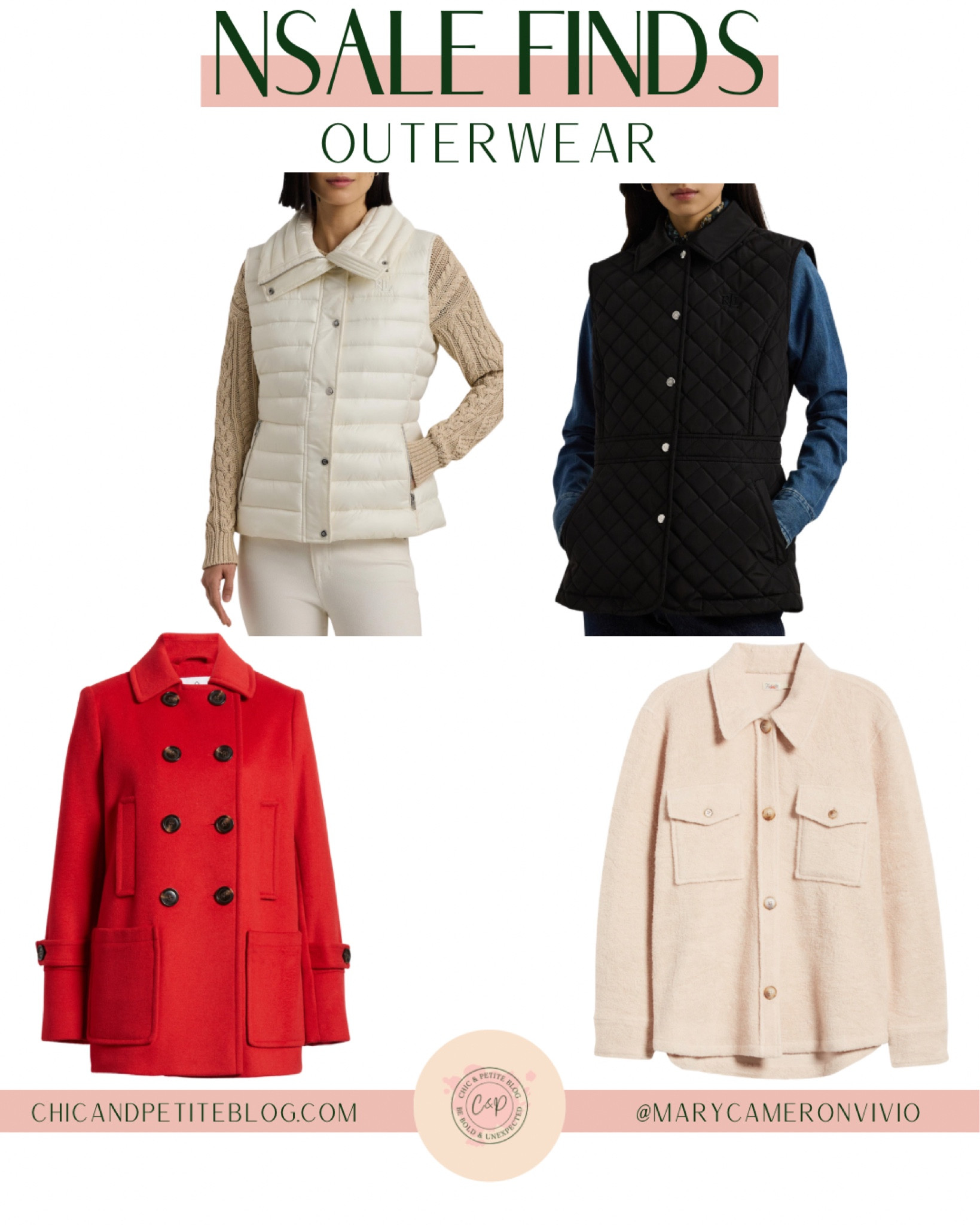 Nordstrom Anniversary Sale Must Have Outerwear || NSALE is the best place to buy investment pieces you’ll wear and love in the upcoming months! I stock up on basics that I know I’ll wear for years. Early Access starts on TOMORROW Tuesday July 9th! (Below are all the dates ⬇️)

You can now add items from the NSale to your wishlist in the Nordstrom app to quickly check out once the sale goes live! NSale start dates depending on cardmember:
-  Tomorrow July 9th early access for Icons
-  July 10th early access for Ambassadors
-  July 11th early access for Influencers
-  July 15th opens to everyone


Fall coats // wool coat // Ralph Lauren // quilted vest // bubble vest // Caslon // Madewell // Nordstrom finds // Nordstrom fashion // NSale // fall transition // transitional outfit // transitional piece // fall finds // fall style // autumn finds // shacket // beige shacket  

#LTKxNSale #LTKSummerSales #LTKSaleAlert