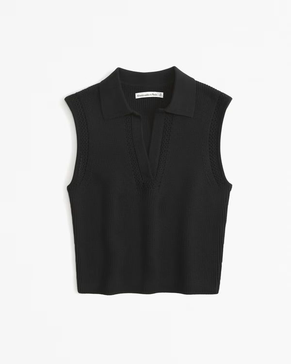 Johnny Collar Sweater Tank | Abercrombie & Fitch (US)