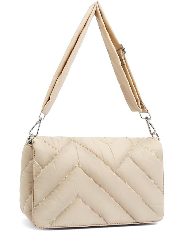 BOSTANTEN Quilted Crossbody Bags for Women Puffer Bag Designer Purse Lightweight Shoulder Handbag... | Amazon (US)