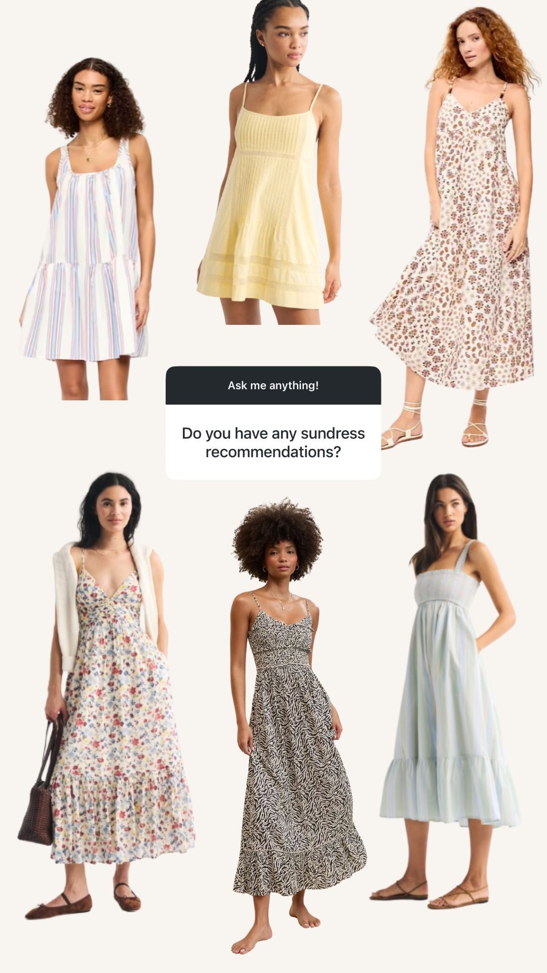 Sundresses for spring & summer! 

#LTKdresses #LTKsummer #LTKsale