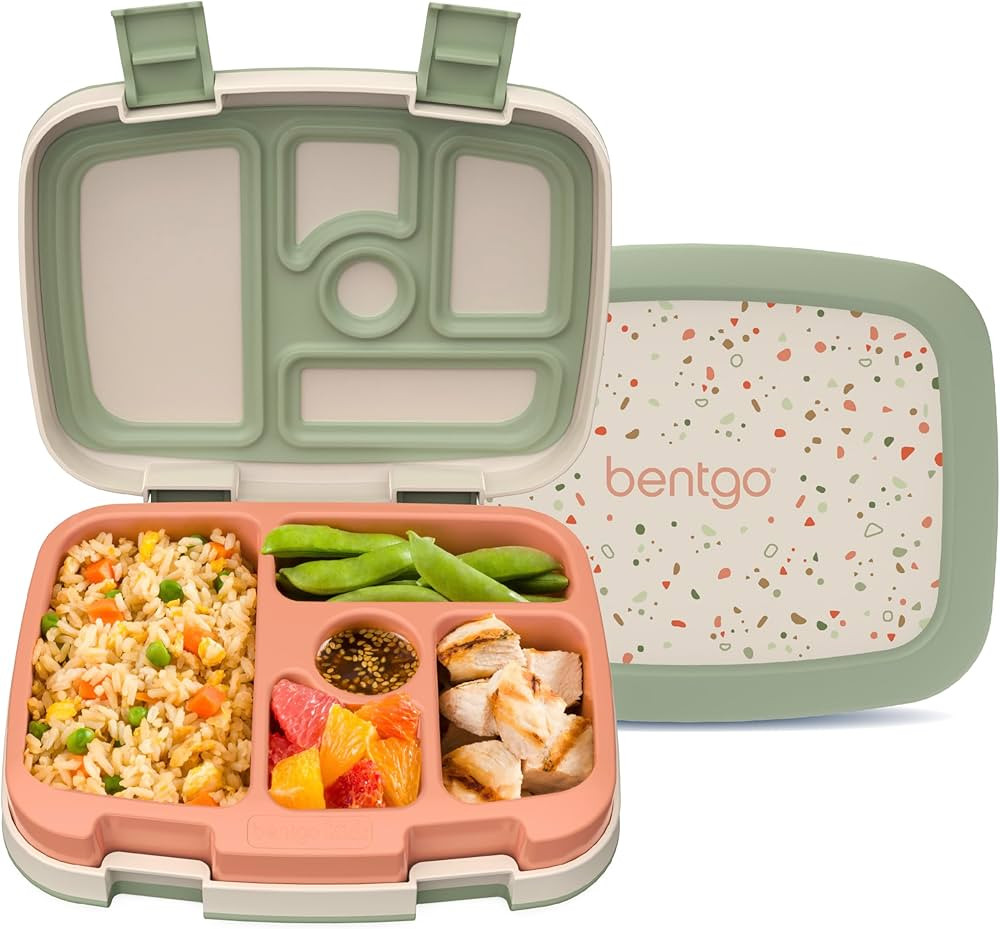 Bentgo® Kids 5-Compartment Leak-Proof Bento-Style Lunch Box (Whimsy & Wonder Collection) - Ideal... | Amazon (US)