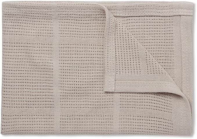 MORI Baby Premium Breathable Bamboo-Cotton Blanket in Taupe – Ideal for Swaddling Newborn Boys ... | Amazon (UK)