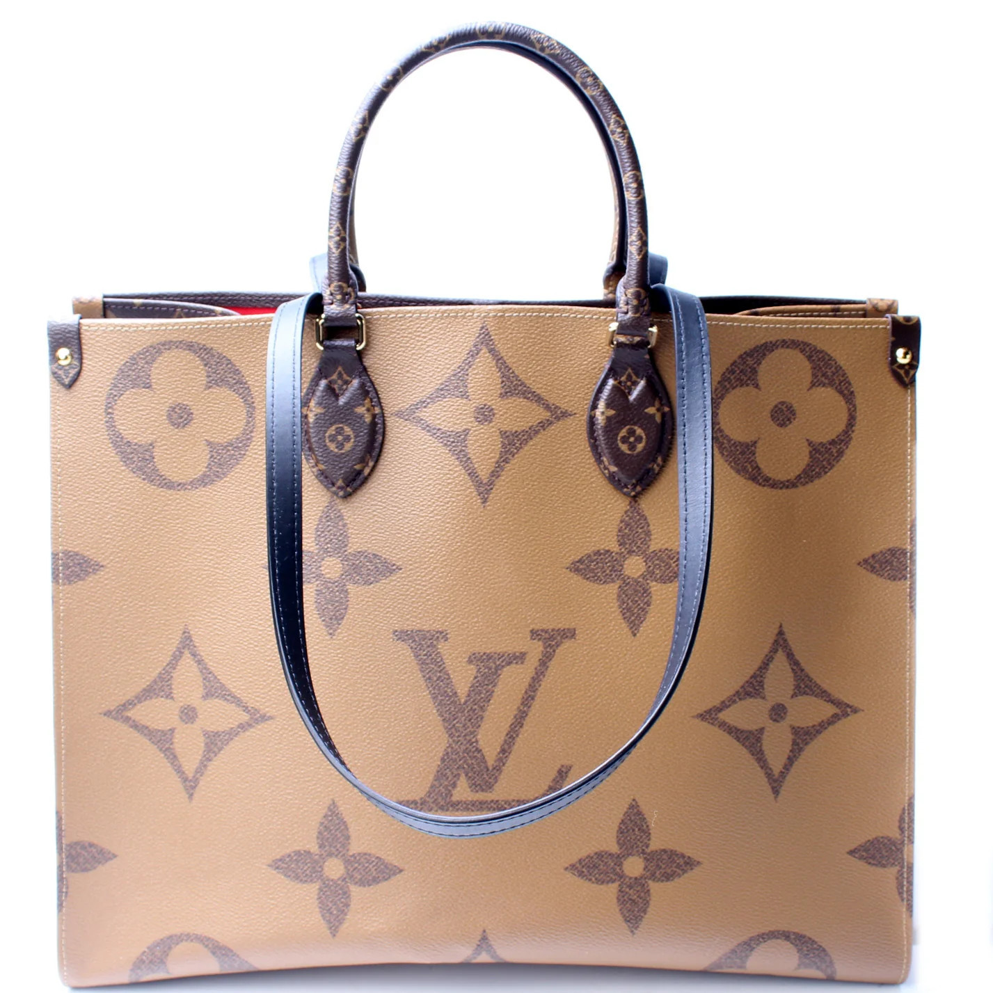 Onthego GM Giant Monogram Reverse | Keeks Designer Handbags