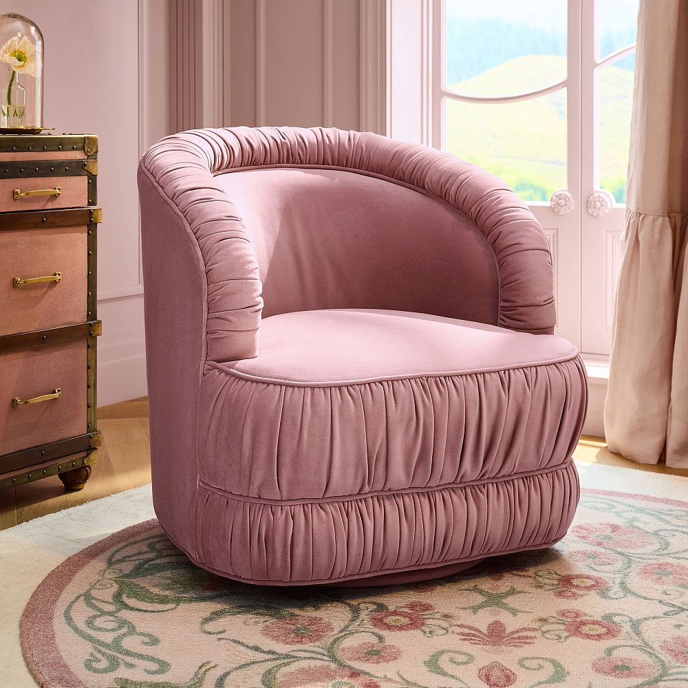 Wicked Piped Swivel Lounge Chair | Pottery Barn Teen