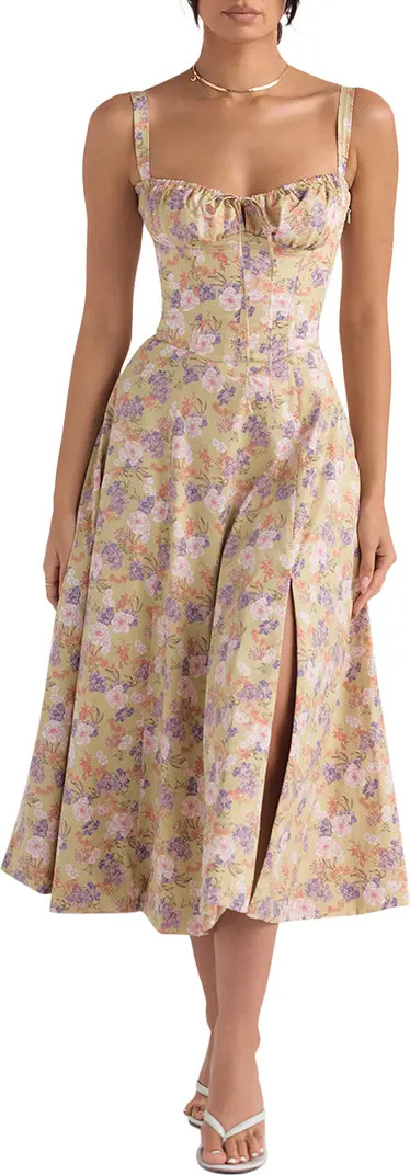 Carmen Floral Bustier Sundress | Nordstrom