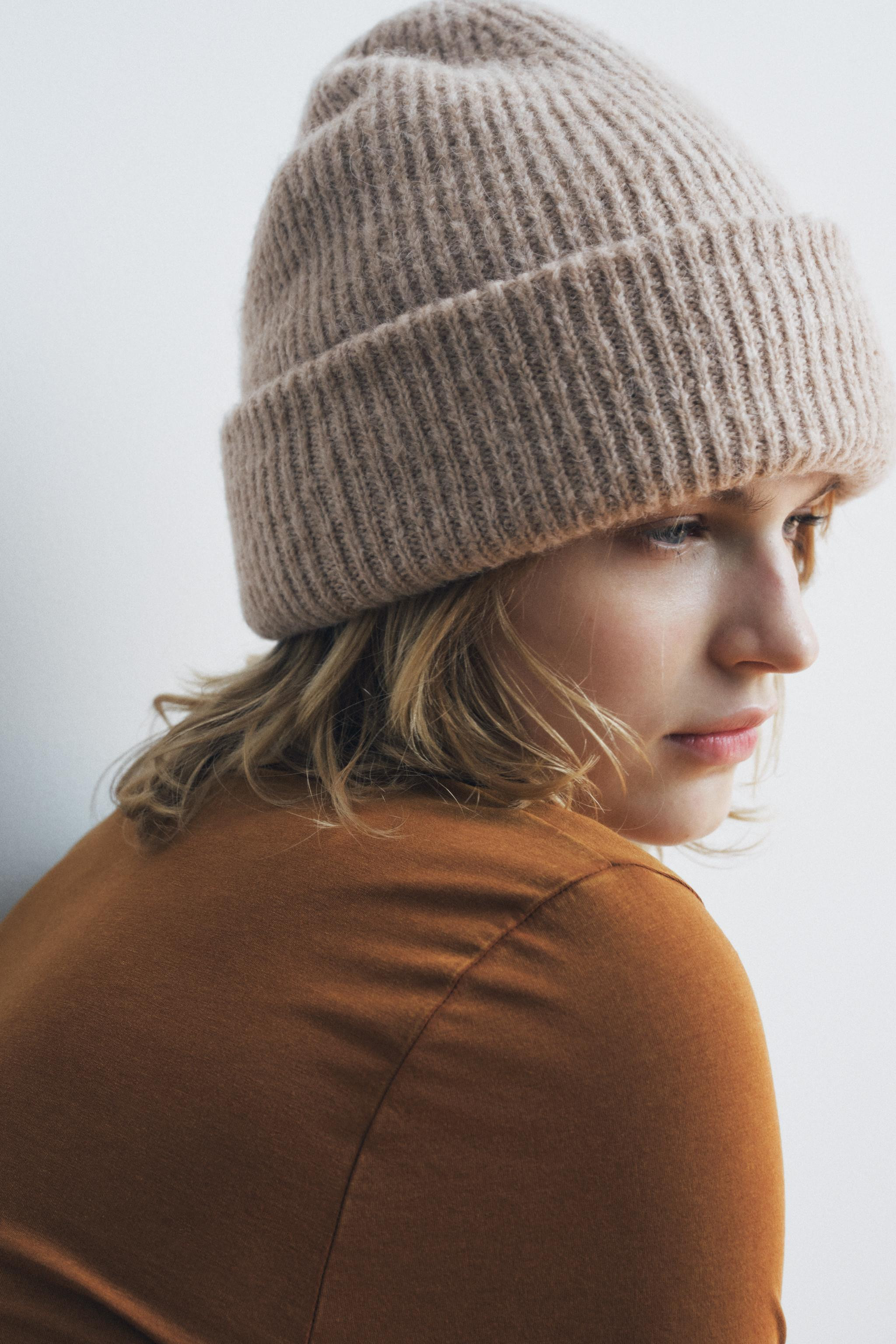 TURNED-UP KNIT BEANIE | Zara US