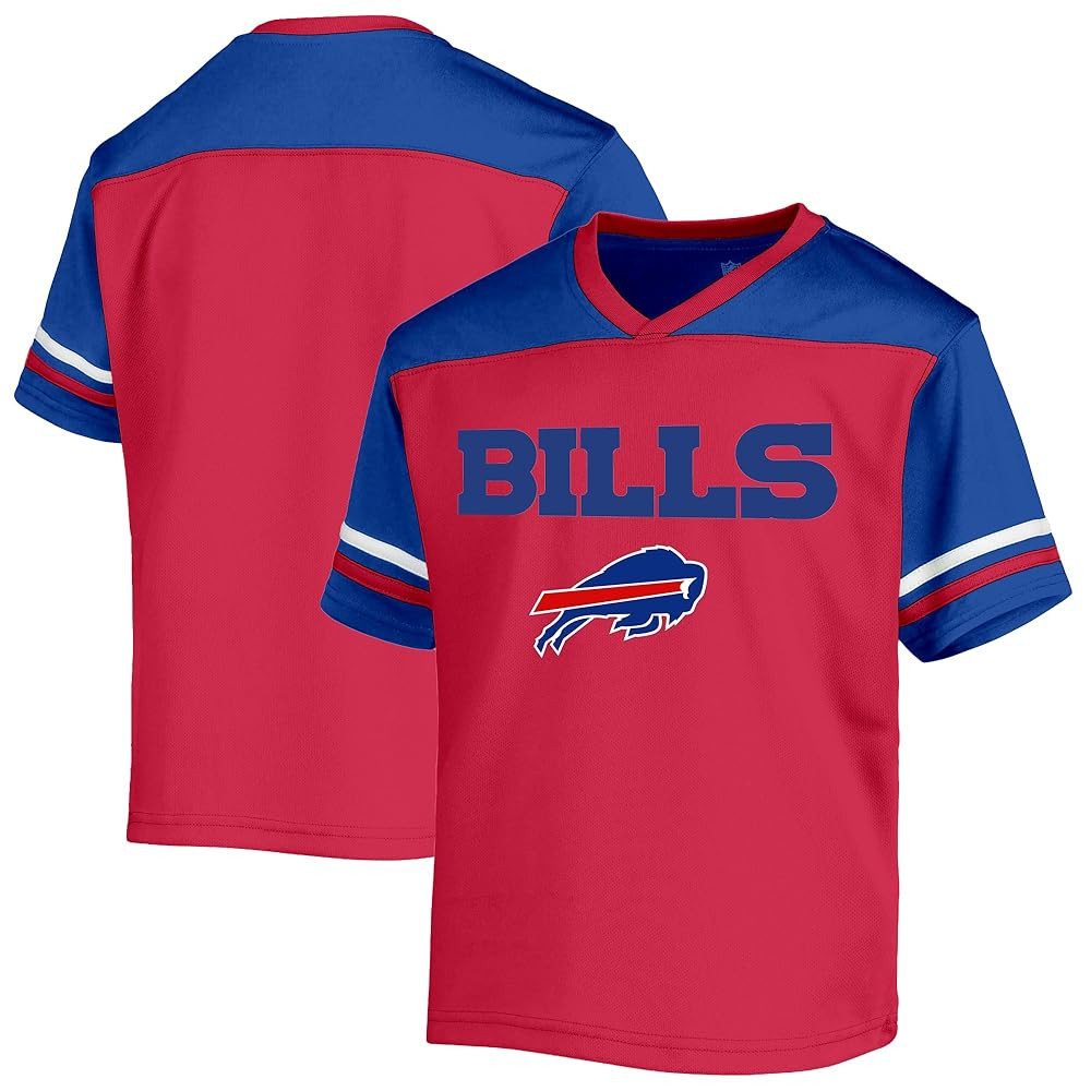 NFL Toddler 2-4 Officially Licensed Team Color V-Neck Wordmark Performance Primary Logo Jersey T-... | Amazon (US)