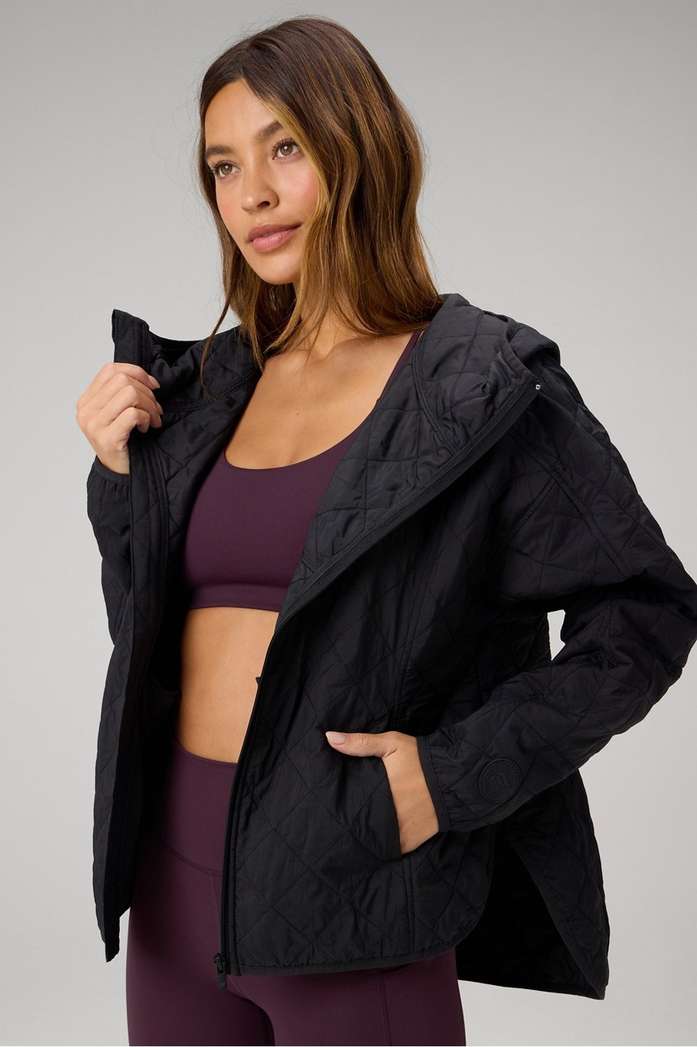 Daydreamer+ Hooded Quilted Jacket | Fabletics