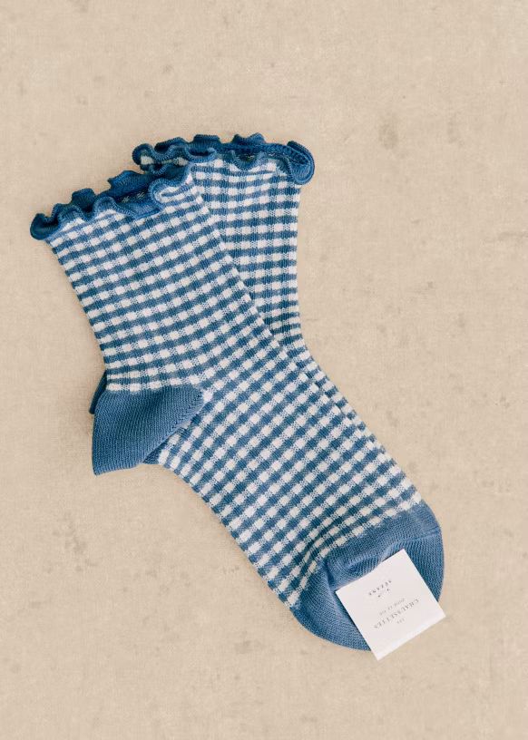 Vichy socks | Sezane Paris