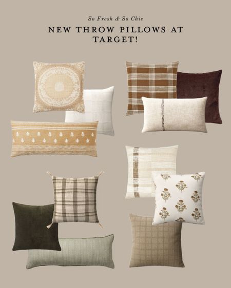 Beautiful new throw pillows from Target!
-
Studio McGee throw pillows - threshold studio mcgee decor - hearth and hand throw pillows - affordable throw pillows - coordinating sofa pillows - coordinating bedroom pillows - living room decor - bedroom decor
- fall decor 



#LTKhome #LTKfindsunder50