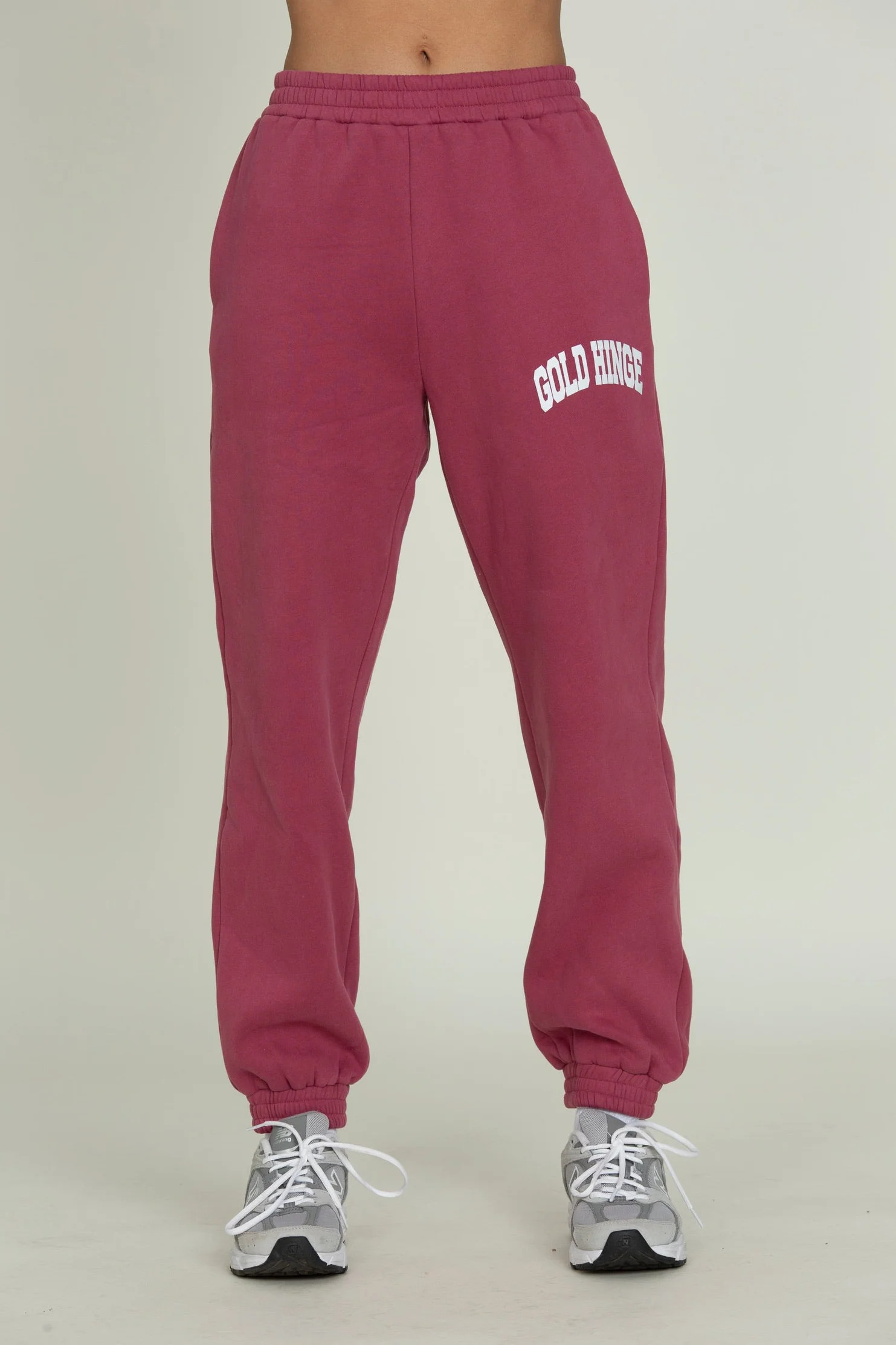 Pale Mulberry GH Sweatpants | Gold Hinge
