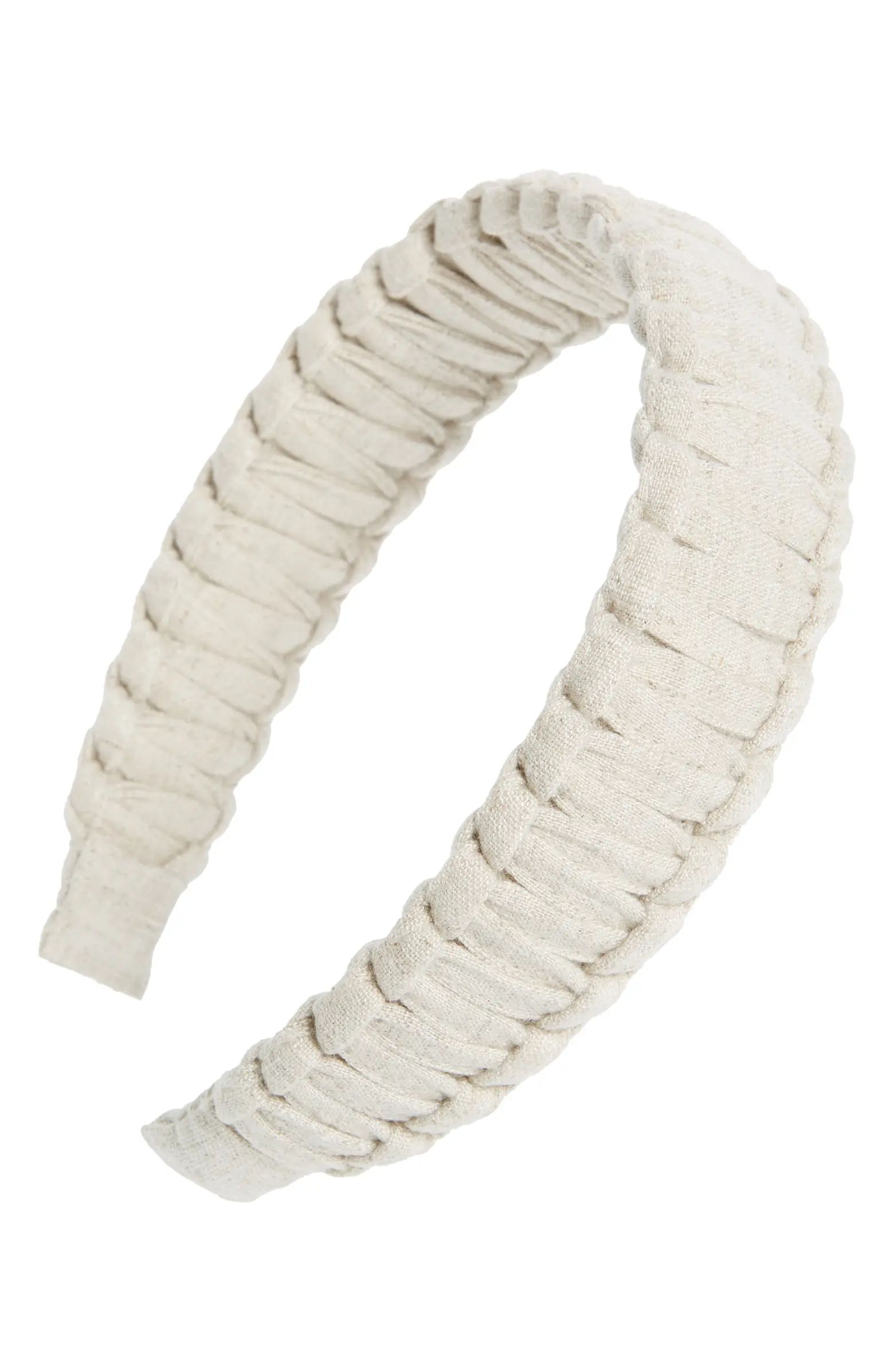 Linen Macramé Headband | Nordstrom