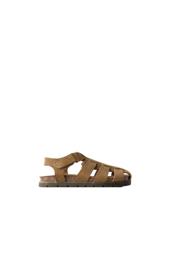 LEATHER FISHERMAN SANDALS | Zara US