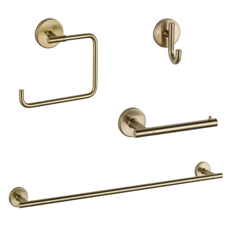 Trinsic Delta 4 Piece Bathroom Hardware Set | Wayfair North America