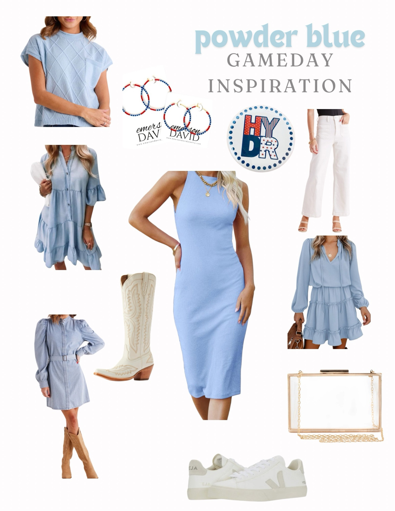 Powder blue football inspo! #olemiss #football #gameday 