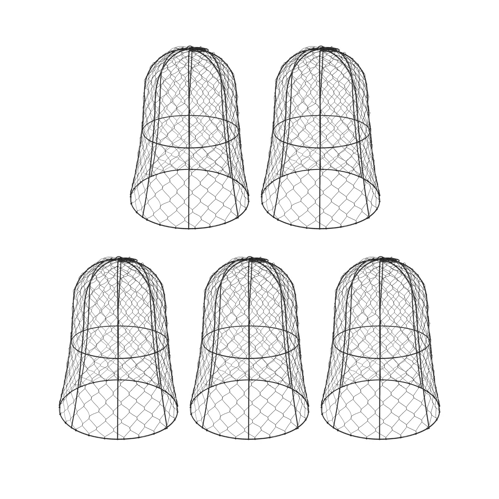 YaoTown Plant Protector and Cover Garden Wire Cloche Accessory (Set of 5) | Wayfair North America