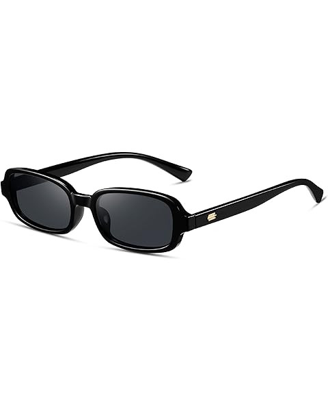 VANLINKER Retro Rectangle Polarized Sunglasses for Women Men Small 90s Style Vintage Trendy Narro... | Amazon (US)