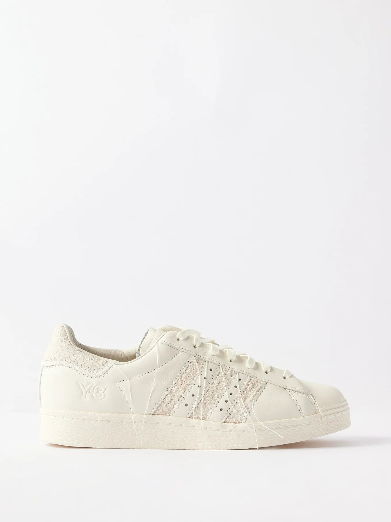 Superstar loose-thread leather trainers | Matches (UK)