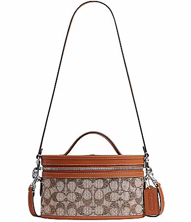 COACH The Coach Originals Trail Bag In Crystal Signature Jacquard - Burnished Amber | Dillard's