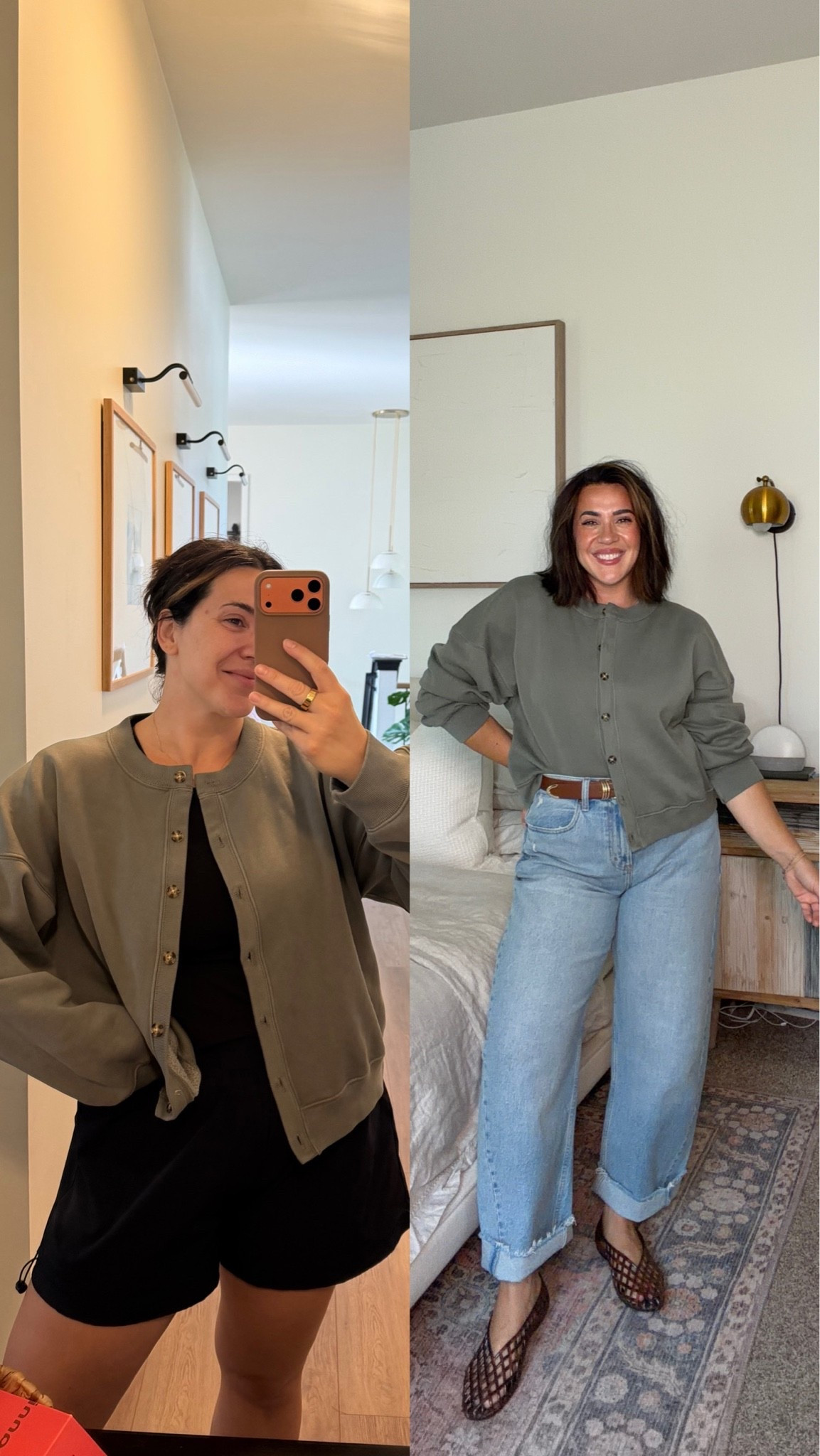 Abercrombie up to 30% off! I’ve been LIVING in this cardigan button up sweatshirt it’s the perfect throw on and go transitional piece & can be dressed up or down! Size L for me. Comes in tons of colors :)

#LTKSaleAlert #LTKMidsize #LTKSeasonal