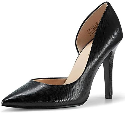 JENN ARDOR Stiletto High Heel Shoes for Women: Pointed, Closed Toe Classic Slip On Dress Pumps | ... | Amazon (US)