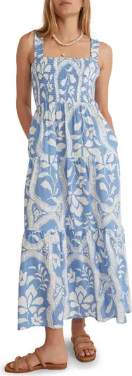 Selene Smocked Midi Dress | Nordstrom