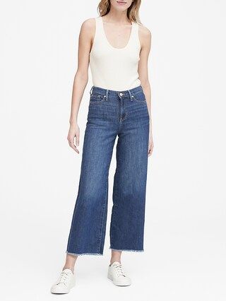 High-Rise Wide-Leg Cropped Jean | Banana Republic | Banana Republic CA