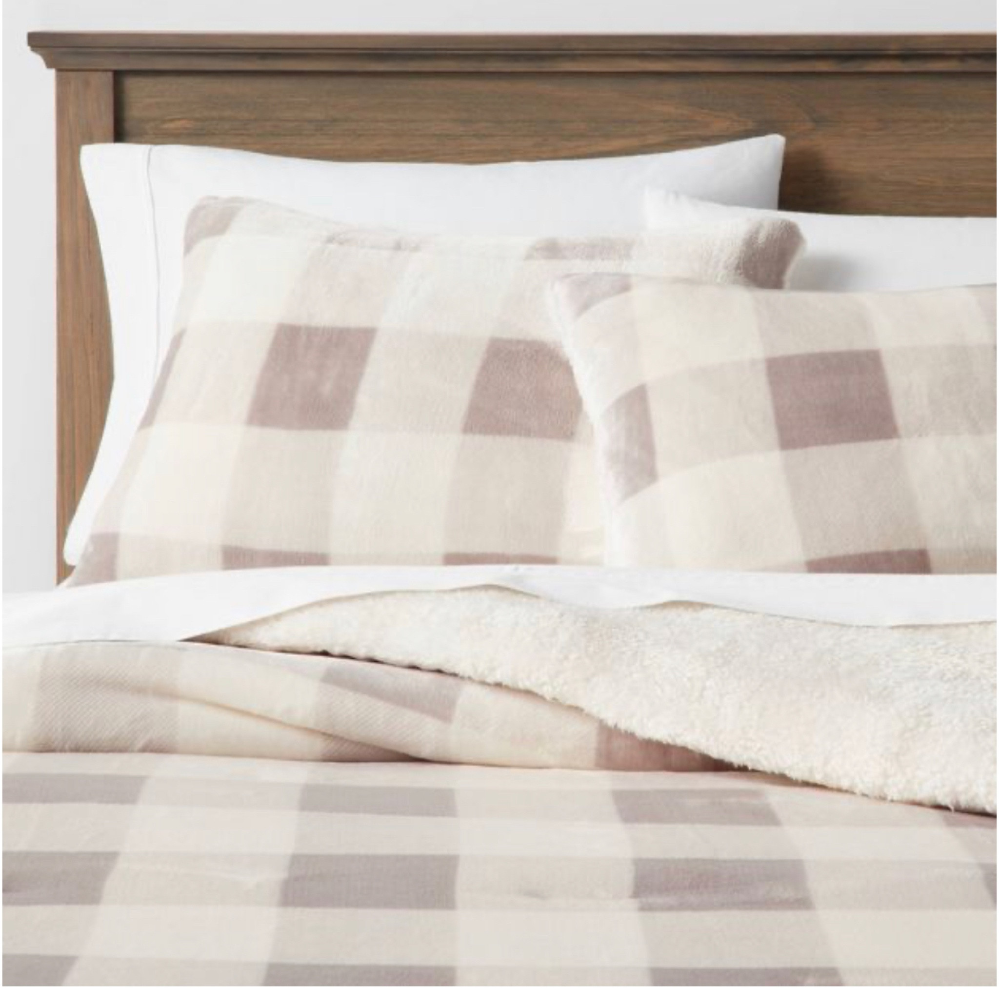 Cozy Sherpa bedding from target  

#LTKfamily #LTKhome #LTKSeasonal