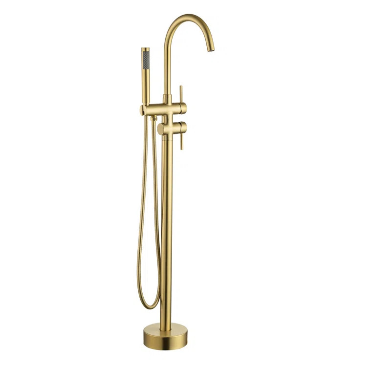 RX8005LSJ Single Handle Floor Mounted Tub Faucet | Wayfair North America