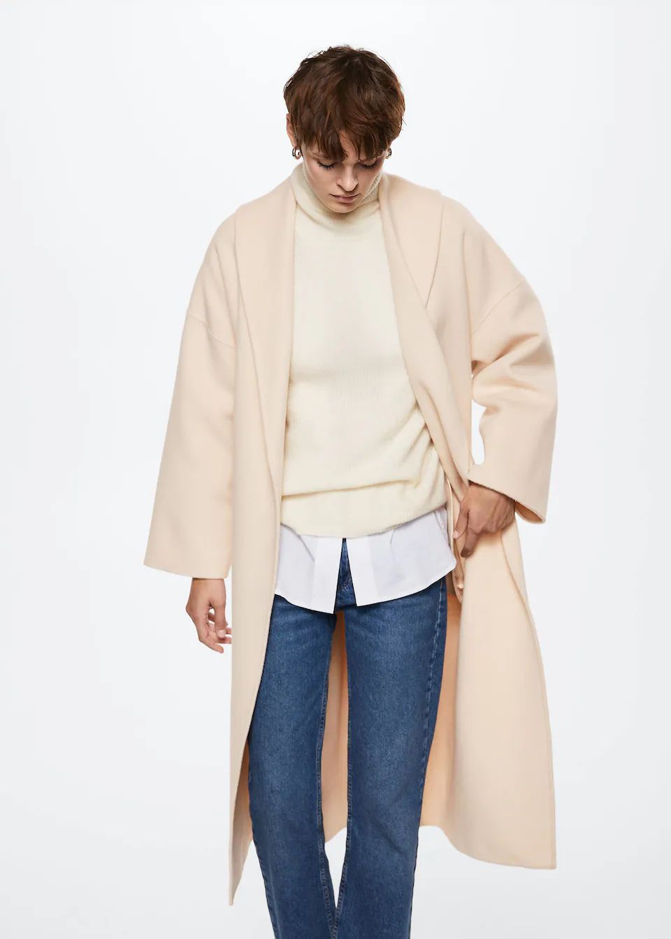 Belt handmade coat | MANGO (US)