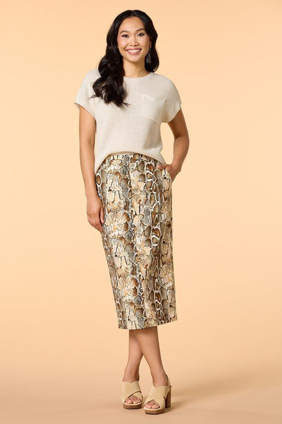 Snakeskin Pencil Skirt | Cato Fashions