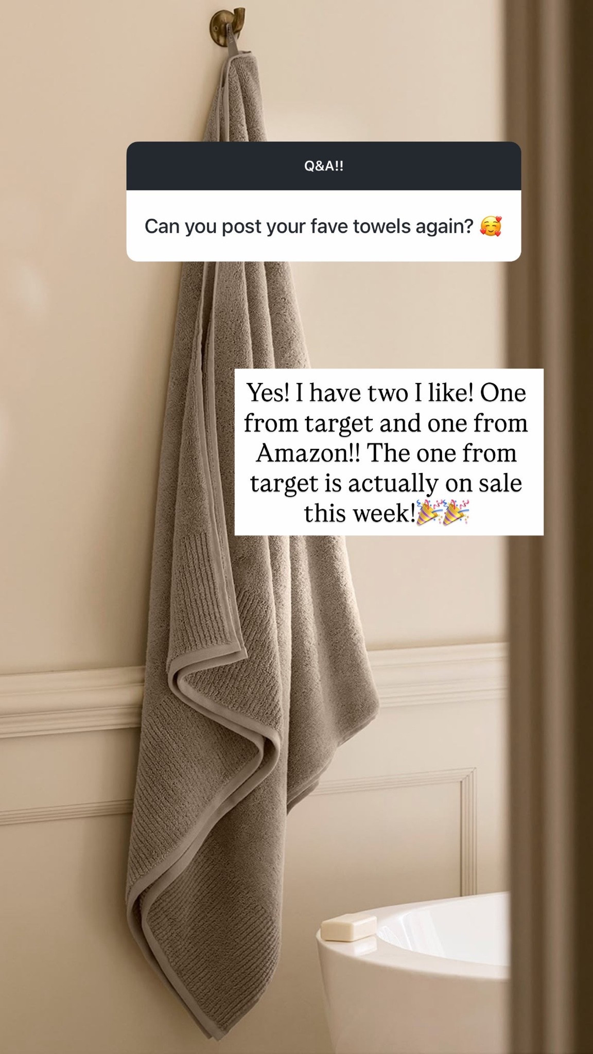Towels!
