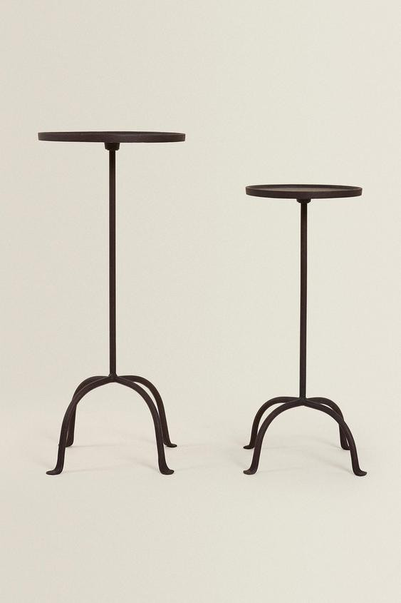 AGED METAL SIDE TABLE | Zara US