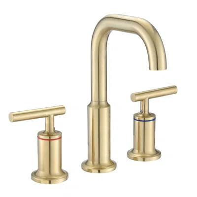 Widespread Bathroom Faucet 3 Hole 2 Handle Vanity Sink Fauceten | Wayfair North America