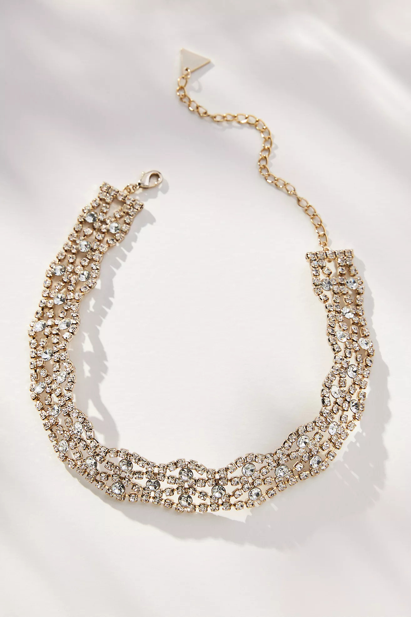 The Restored Vintage Collection: Crystal Collar Necklace | Anthropologie (US)