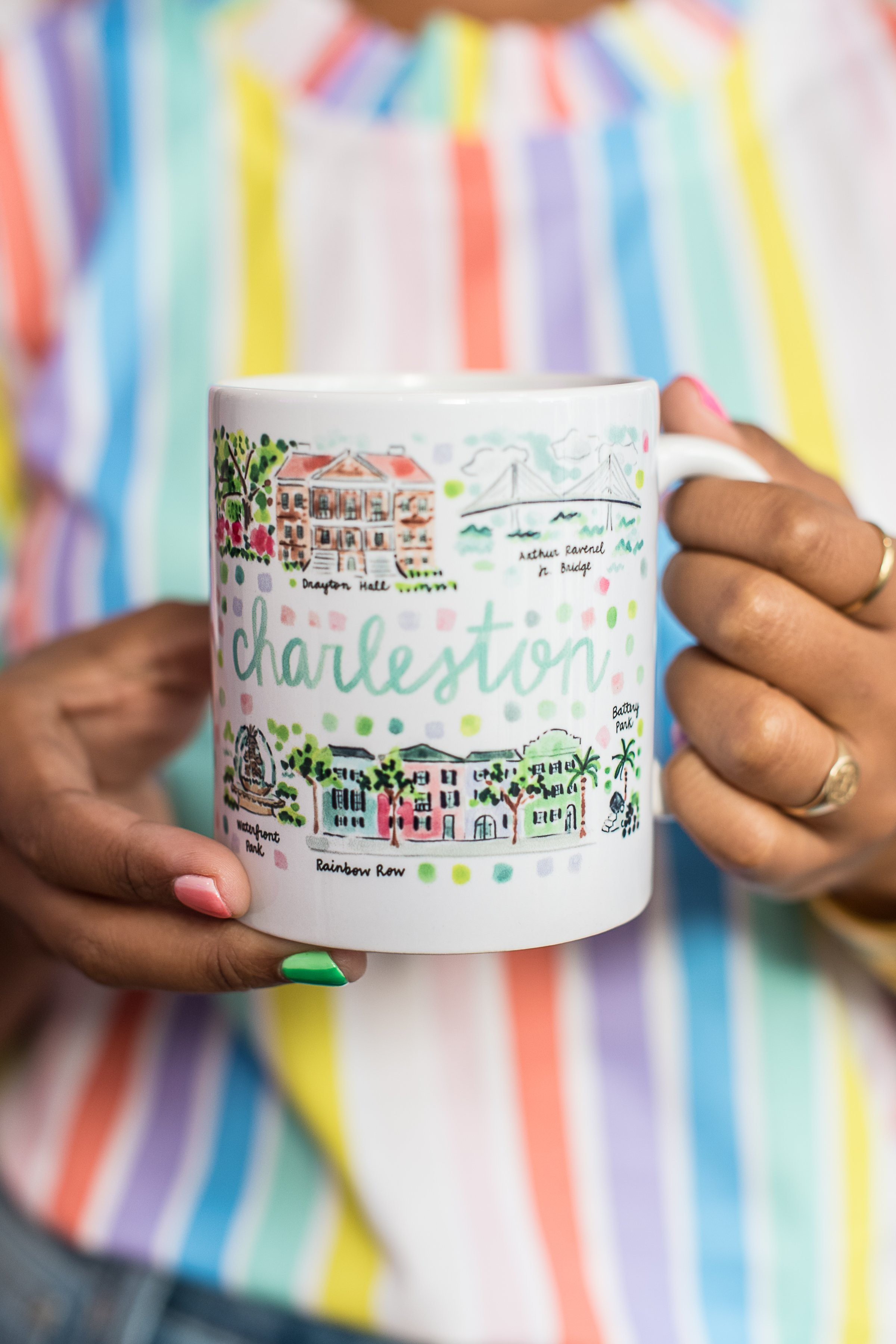 Charleston Mug By Evelyn Henson | The Tiny Tassel
