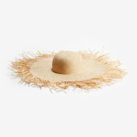 Fringe edge sun hat / straw hat 

#LTKSeasonal #LTKstyletip #LTKfindsunder50