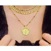 Vintage coin necklaces, medallion coin necklace, medallion necklace, gold coin necklace, layered statement necklace, gold layered choker, | Etsy (US)