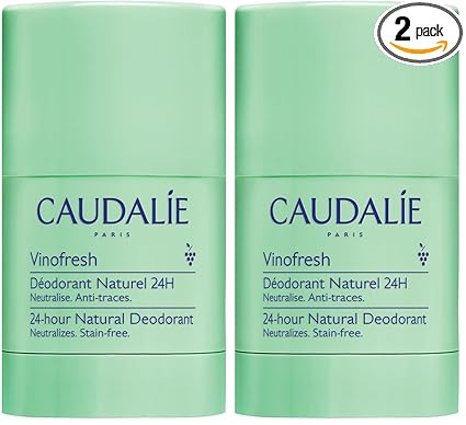 Amazon.com: Caudalie Vinofresh Natural Deodorant Stick, Aluminum Free and Alcohol Free, with Euca... | Amazon (US)