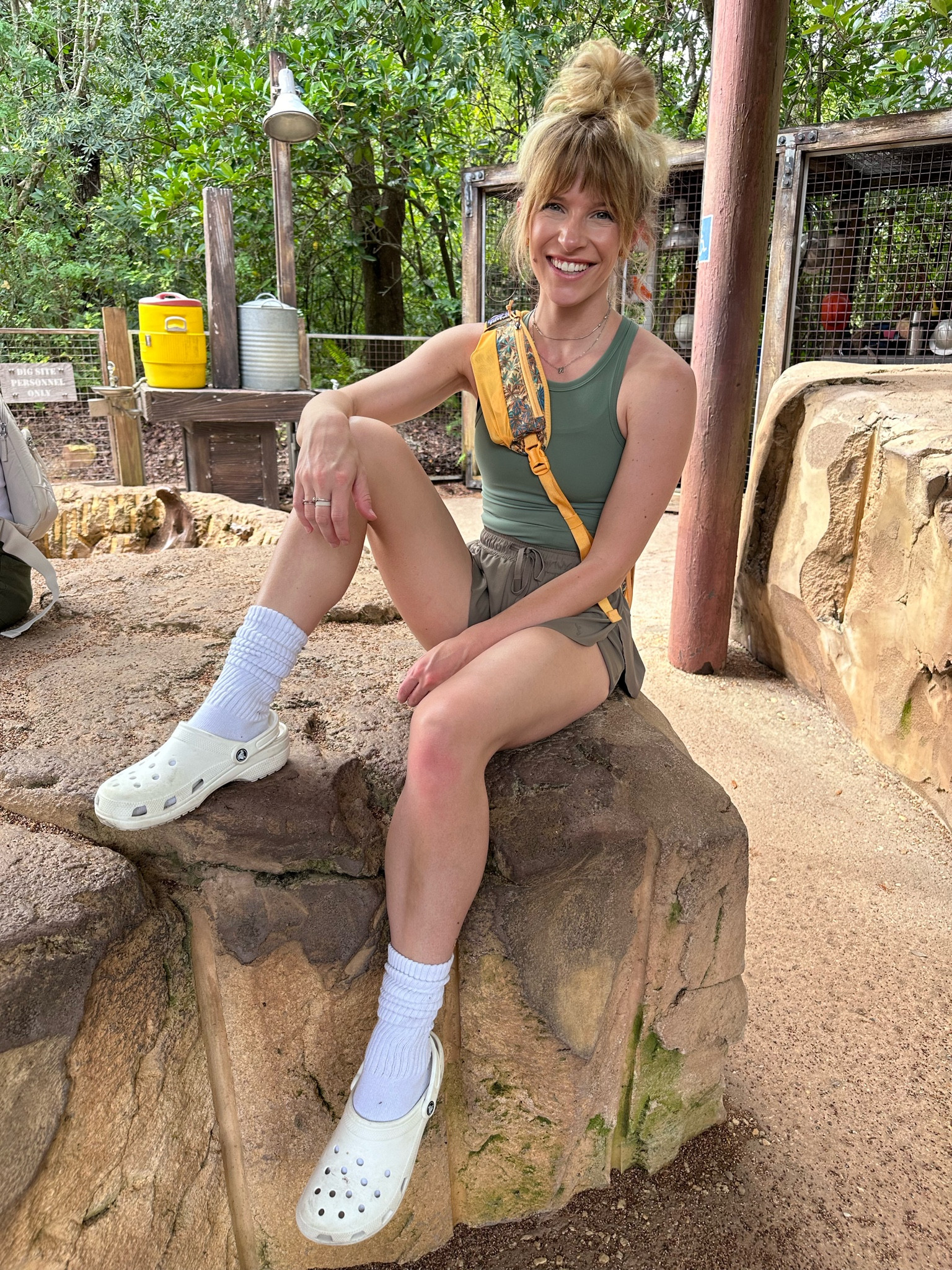 Channeling my inner explorer at Dino Land USA 🦕✨ This comfy fit was perfect for a day of adventure at Disney World! Loving the sporty vibes of this olive green top, paired with easy-breezy shorts and, of course, my trusty Crocs for all-day comfort. Tap to shop this look and bring some explorer style to your next Disney trip! 🏞️ #DisneyStyle #DinoLandUSA #ComfyAndCute #AdventureReady #LTKtravel

#LTKItBag #LTKTravel #LTKActive