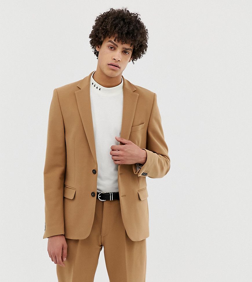 Noak suit jacket in camel - Brown | ASOS US