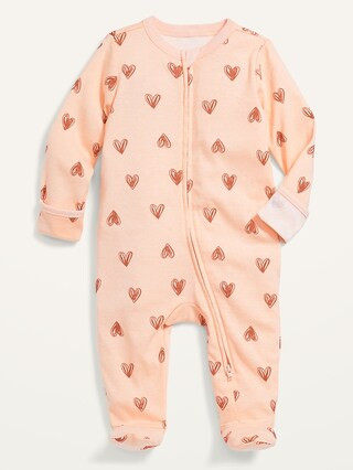 Unisex Printed Sleep & Play Footed One-Piece for Baby | Old Navy (US)