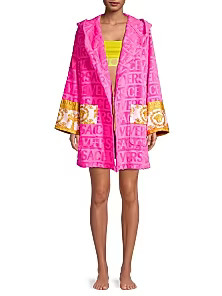 Versace Barocco Wrap Robe | Saks Fifth Avenue