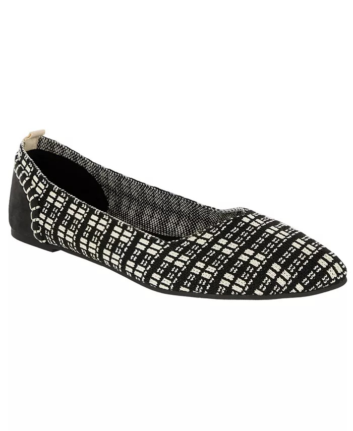 Women's Lissy Knit Pointed Toe Flats | Macy's Canada