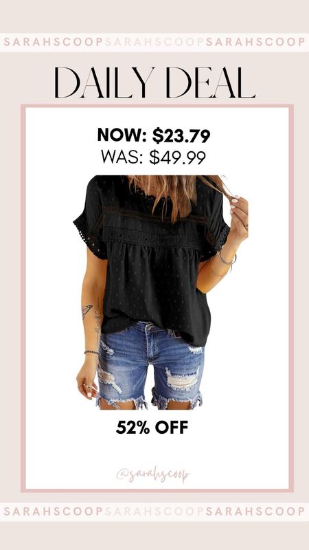 Get your hands on this Dokotoo Crochet Short Sleeve Shirt at an unbelievable discount! Save 52% NOW!👚 #Amazon #AmazonDeals #Deals #sale #shirt

#LTKfindsunder50 #LTKsalealert #LTKstyletip