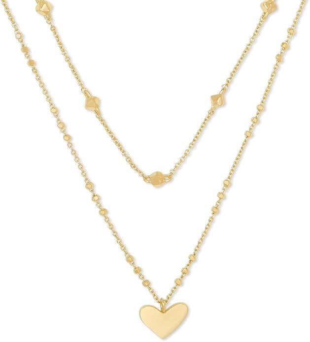 Kendra Scott Ari Heart Multistrand Necklace, Fashion Jewelry for Women | Amazon (US)