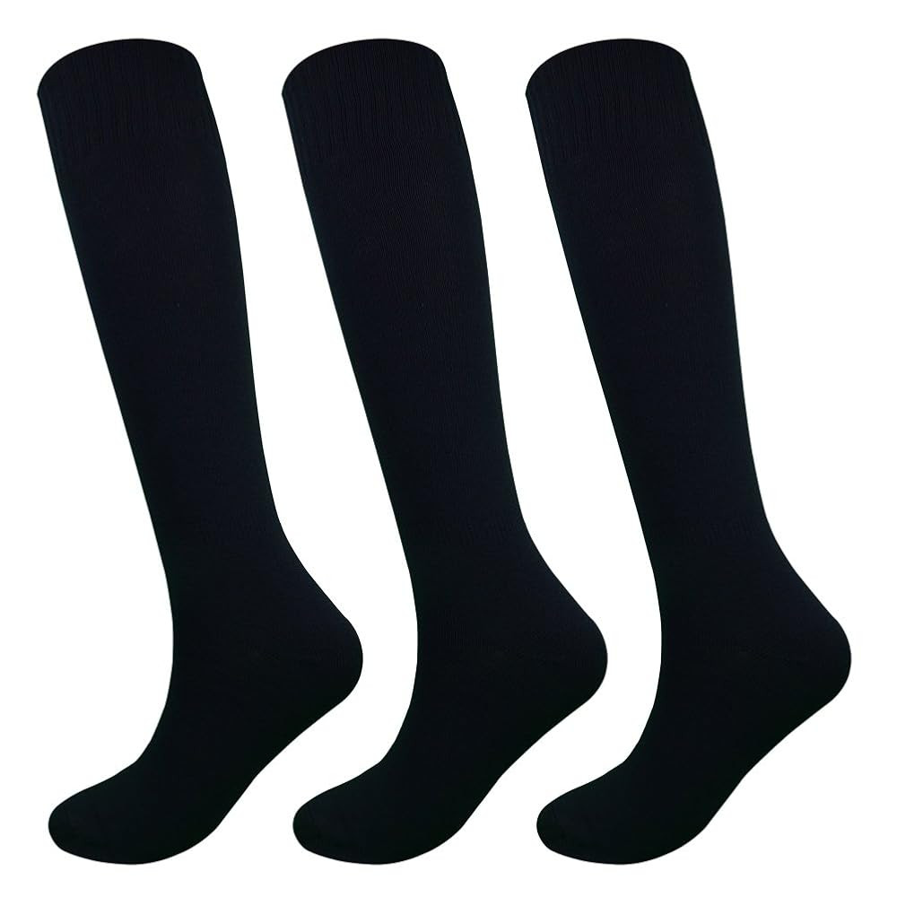 Fitliva Knee High Long Sports Socks Unisex Multicolor 3/6/12 Pairs | Amazon (US)