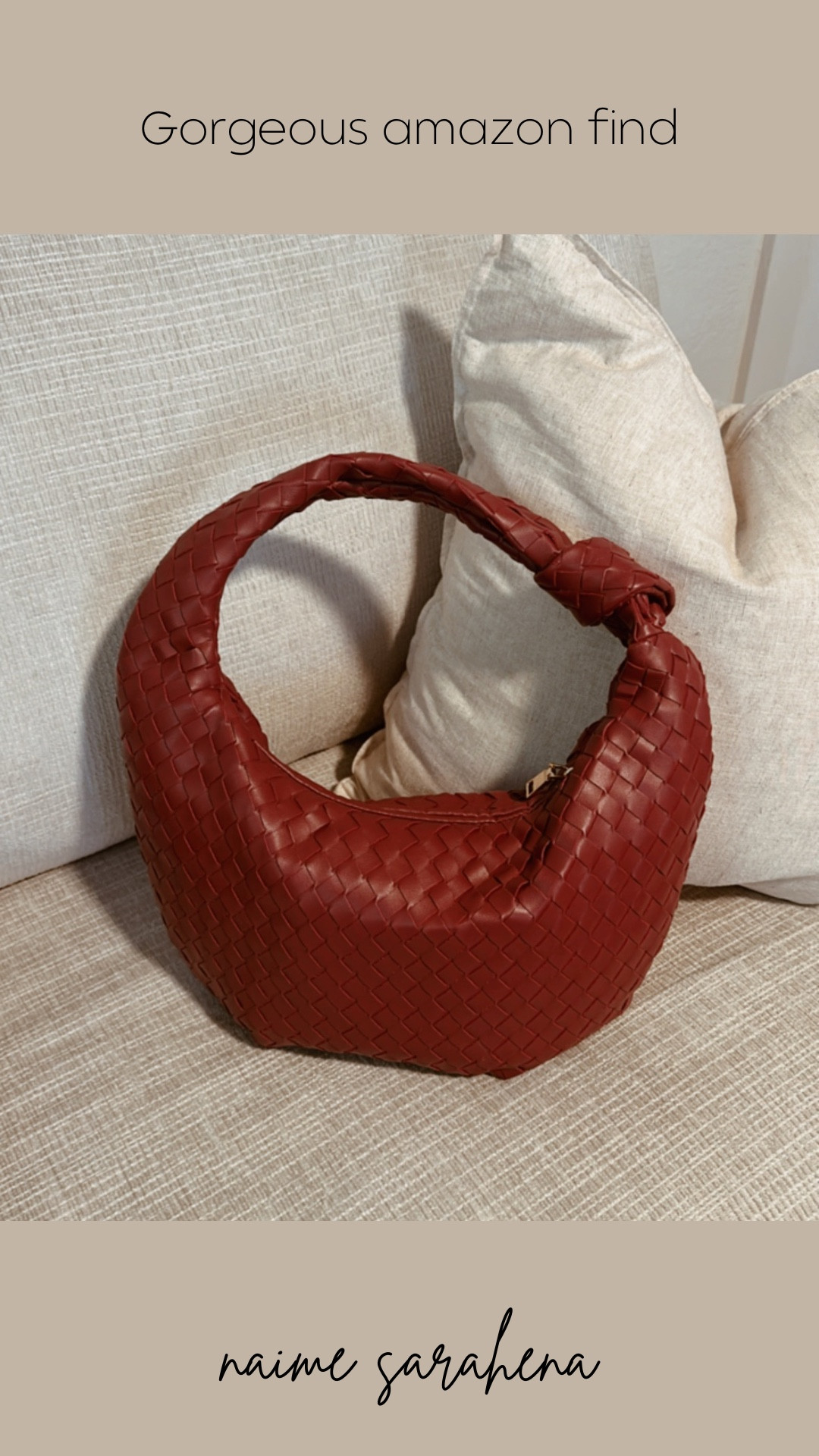 The best Amazon find so far! This looks so luxurious! The color is perfect for this season and the quality us 🤌🏼

#LTKItBag #LTKStyleTip