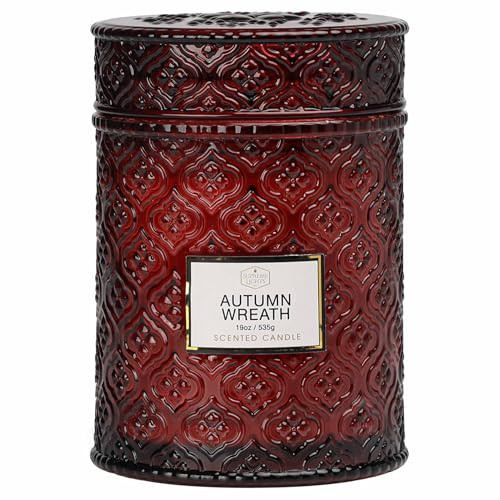 Fall Candles, Maple Pumpkin Candles, 19oz Large Candle, Fall Scented Candles Gifts for Women, Thanksgiving Fall Table Centerpiece, Farmhouse Fall Decorations for Home Decor | Amazon (US)